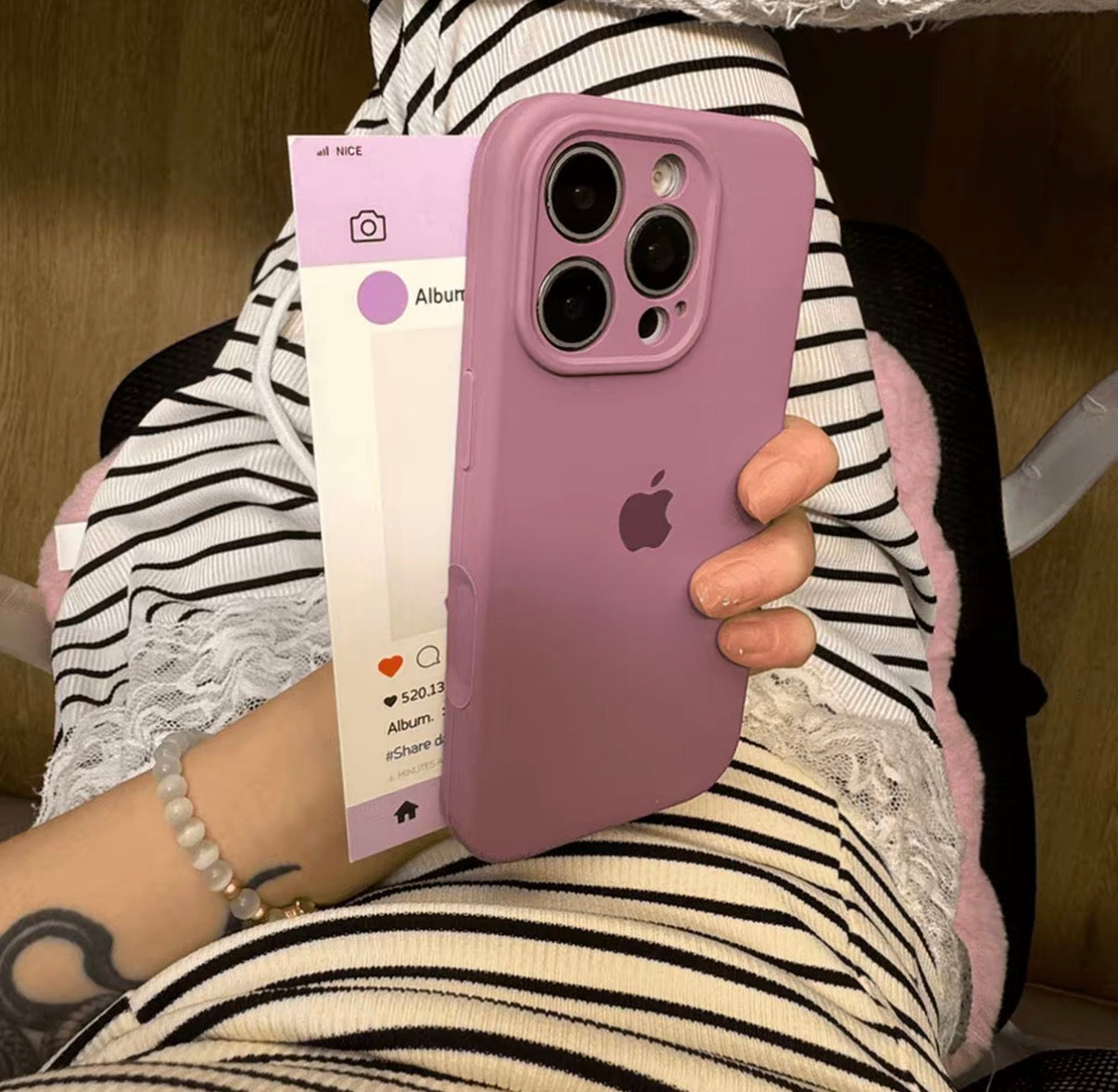 iPhone全包鏡頭簡約潮流防摔手機殼