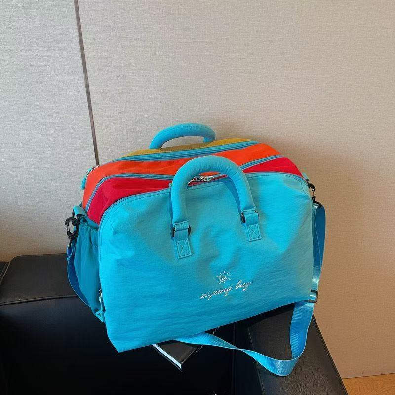 多巴胺撞色多功能旅行健身包