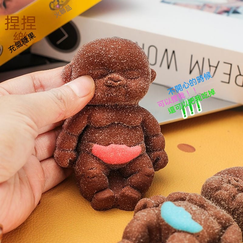 Natasha Squeezable Gummy Candy (Little Black Doll QQ Gummy)