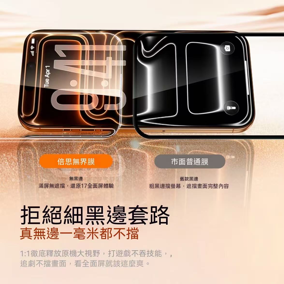 [Borderless] Full-Coverage Anti-Shatter Screen Protector