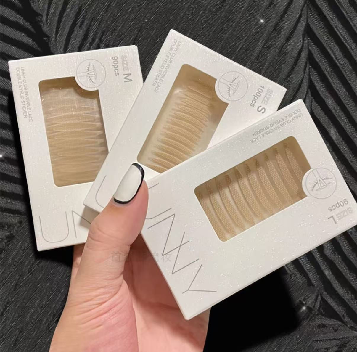 Double eyelid tape, realistic lace, ultra-natural, for puffy eyelids