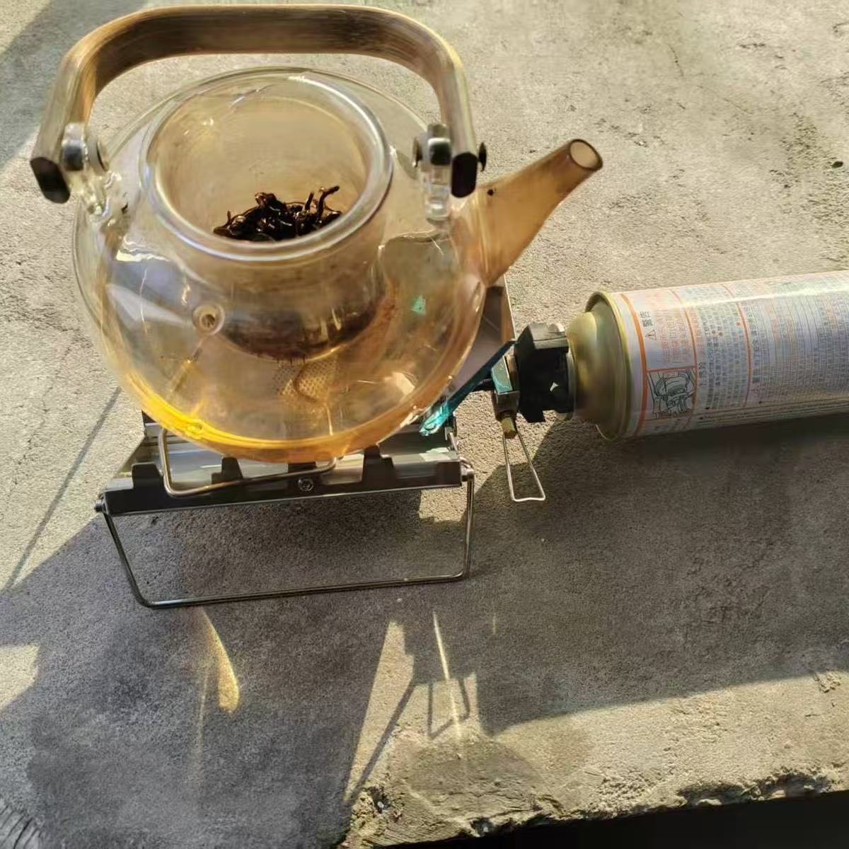 Ultra-thin Outdoor Card Stove, Portable Camping Cassette Stove