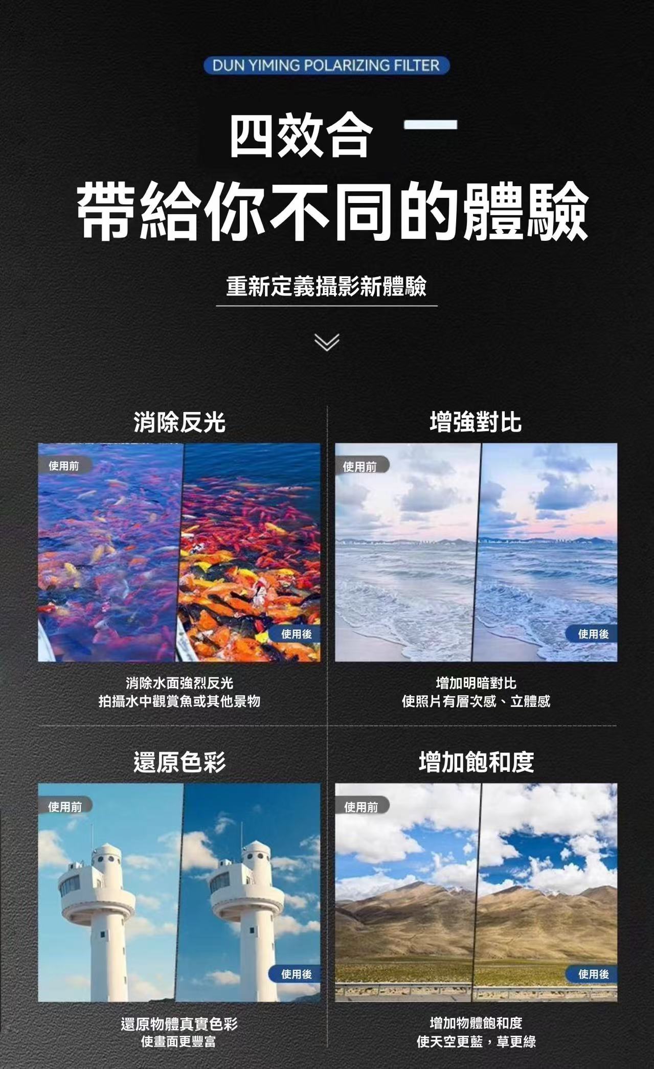 CPL磁吸偏振鏡（手機偏光鏡）