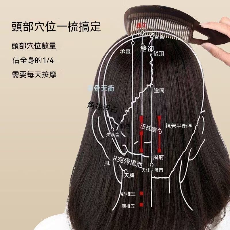 (Breath Energy Comb 🪮) Deep Cleansing Anti-Dandruff Massage Comb for Hair Follicle Removal and Anti-Hair Loss, Leave-in Home Use Comb