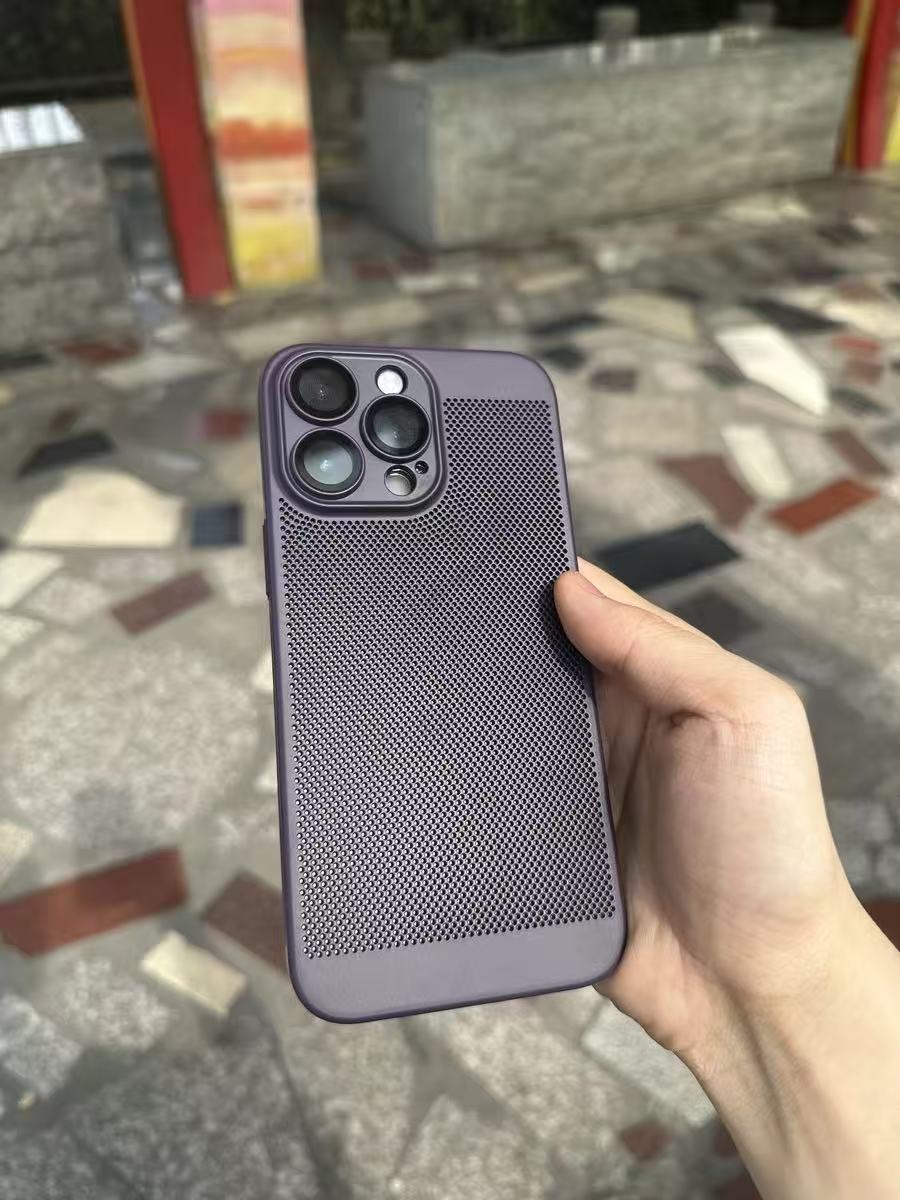 夏季專屬 '͜' iPhone系列鏤空散熱手機殼