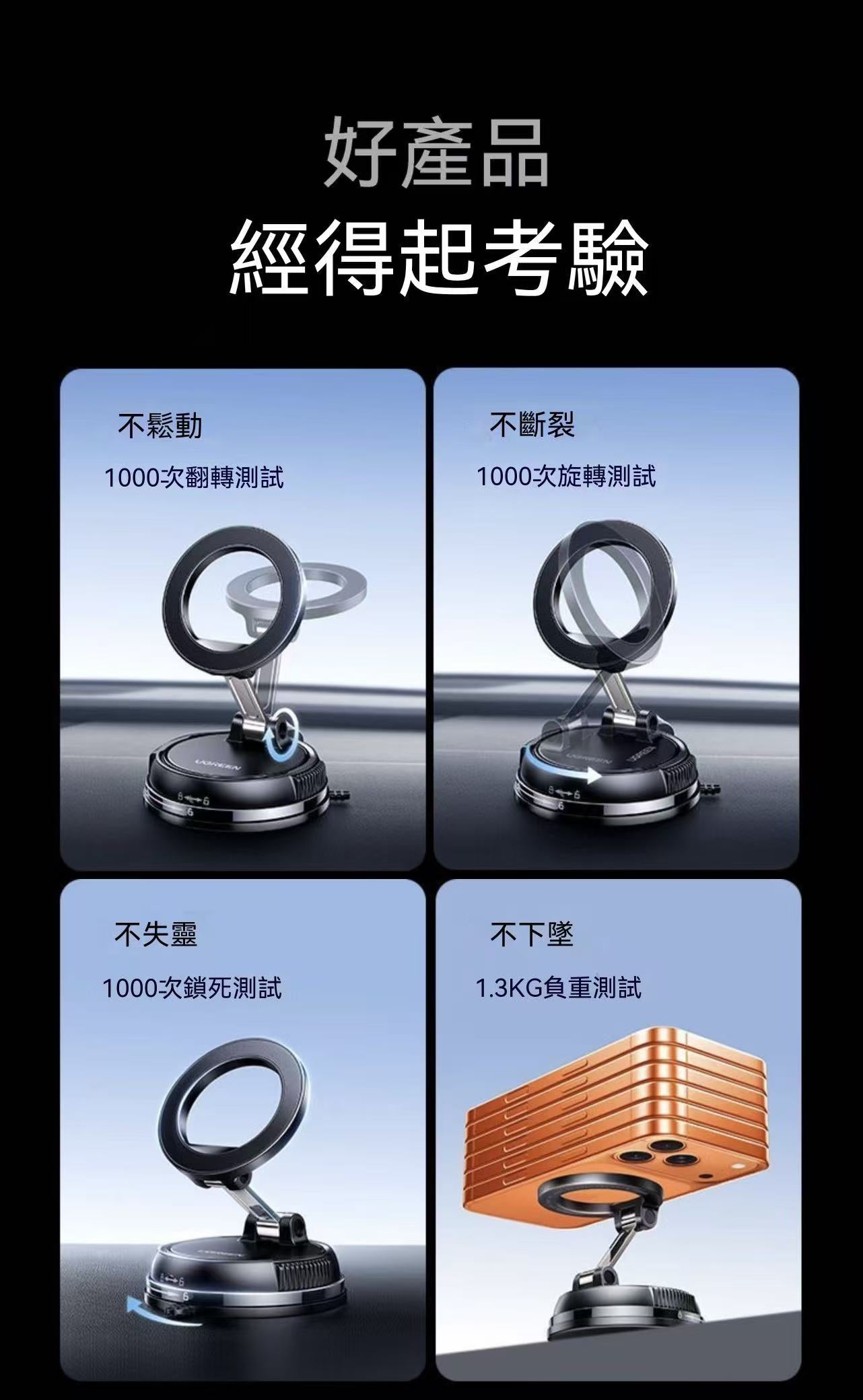 新款磁吸車載支架（引磁片套餐）