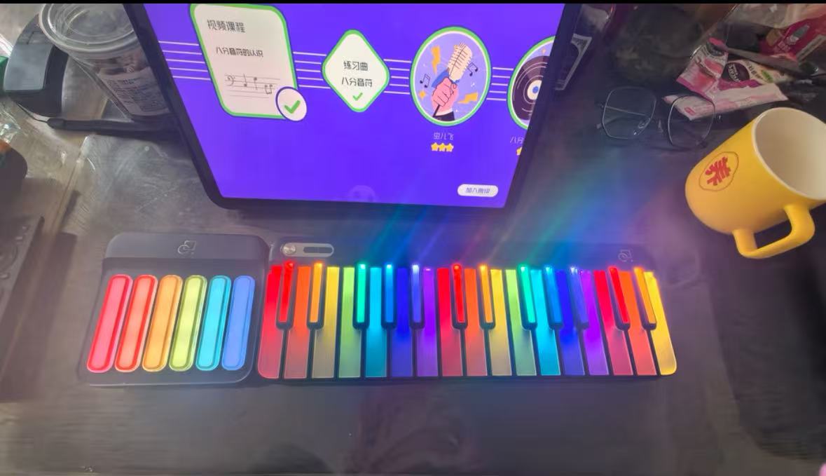 Music Code Auto Rainbow Electronic Organ Speaker Band Student