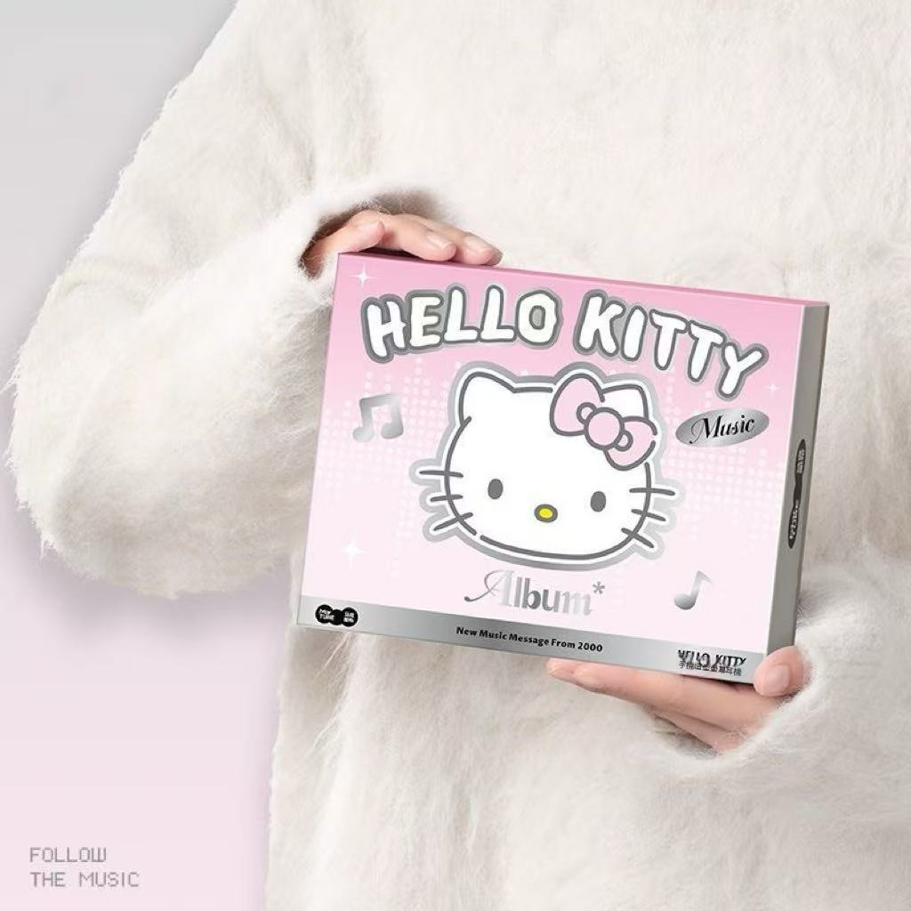 Hello Kitty Phone-Shaped Screen Bluetooth Earbuds
