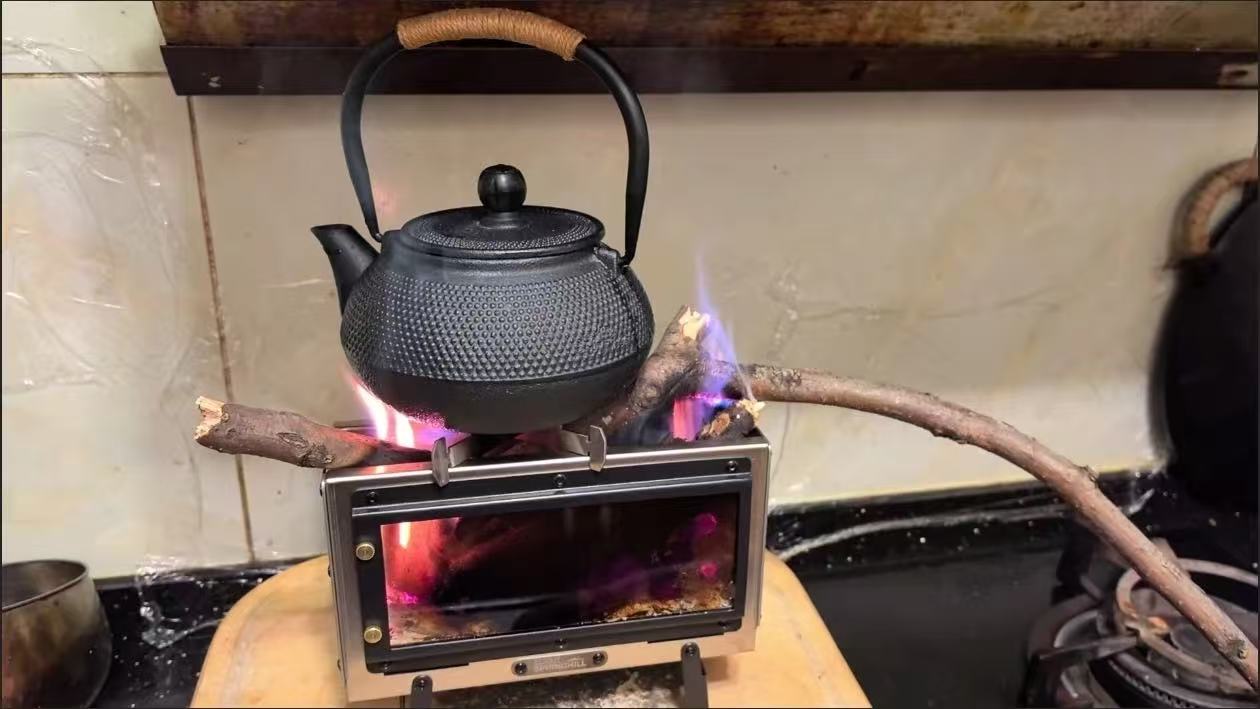 0.5單元IGT桌面柴火爐燒水煮茶爐子