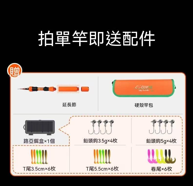 Mini Telescopic Micro Lure Rod