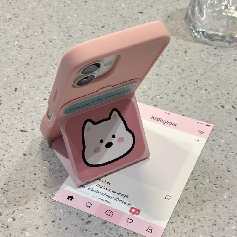 miffy米菲兔表情翻蓋支架手機殼