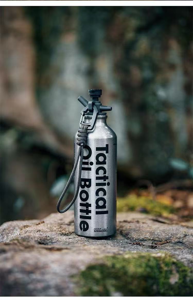 New Outdoor Portable Fuel Bottle Camping Alcohol Press Kerosene Stove Fuel Bottle