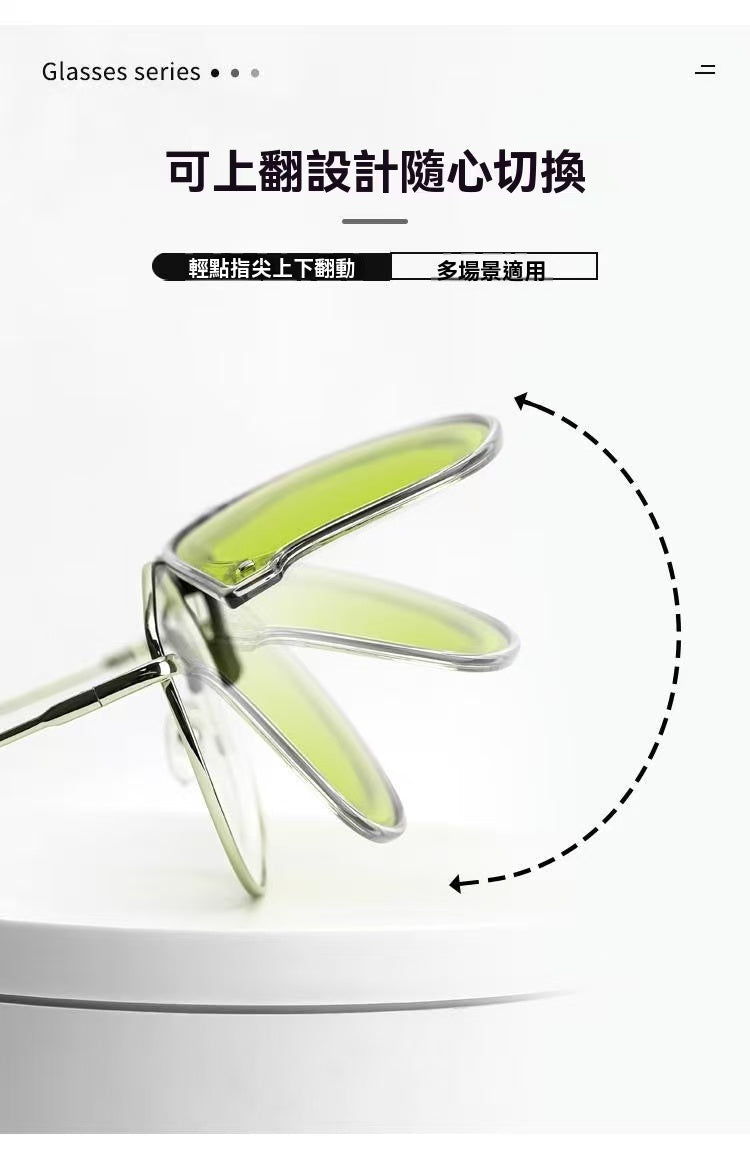 Day and Night Use Transition Night Vision Clip-on Lenses