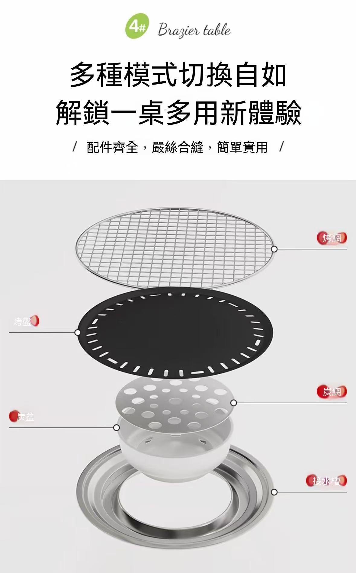 新款戶外露營折疊野餐桌戰術八角桌