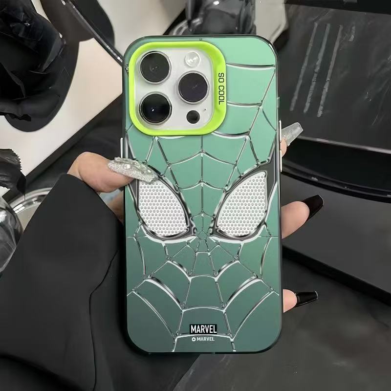 Silver Spider-Man Holographic Phone Case