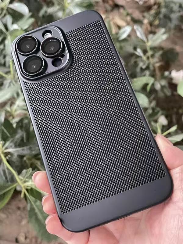 夏季專屬 '͜' iPhone系列鏤空散熱手機殼