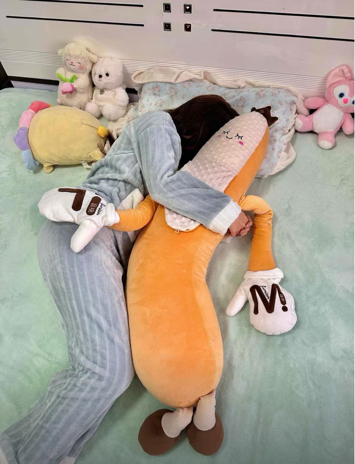 睡眠搭子🥰香蕉大王哄睡拍打抱枕（加大款）