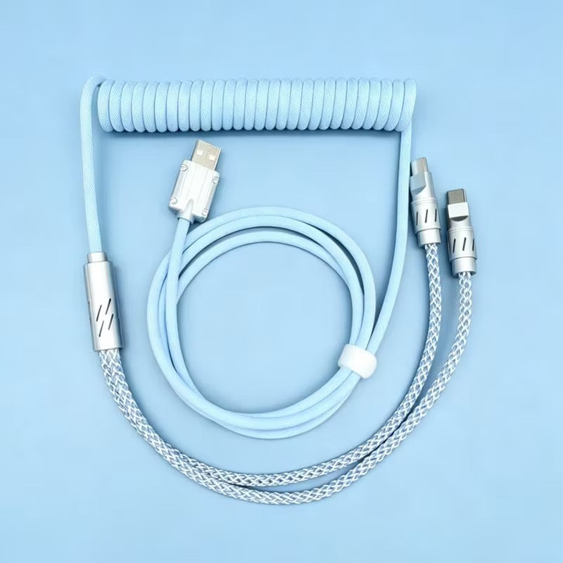 Star Light 8K Two-in-One Braided Gaming Aviator Cable