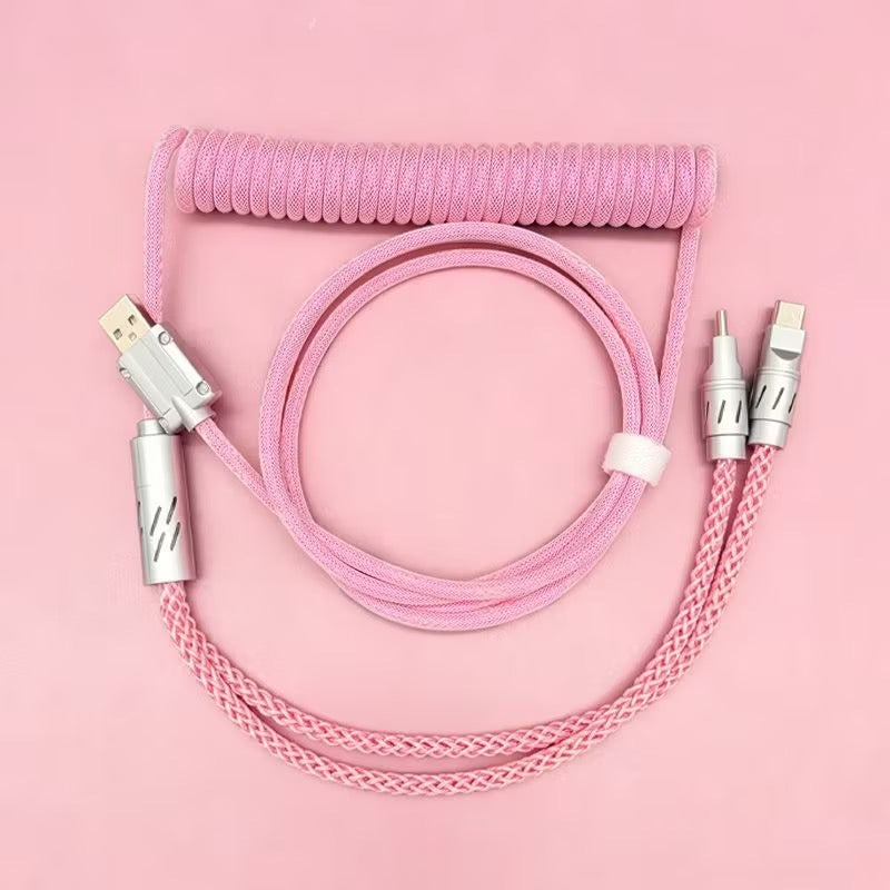 Star Light 8K Two-in-One Braided Gaming Aviator Cable
