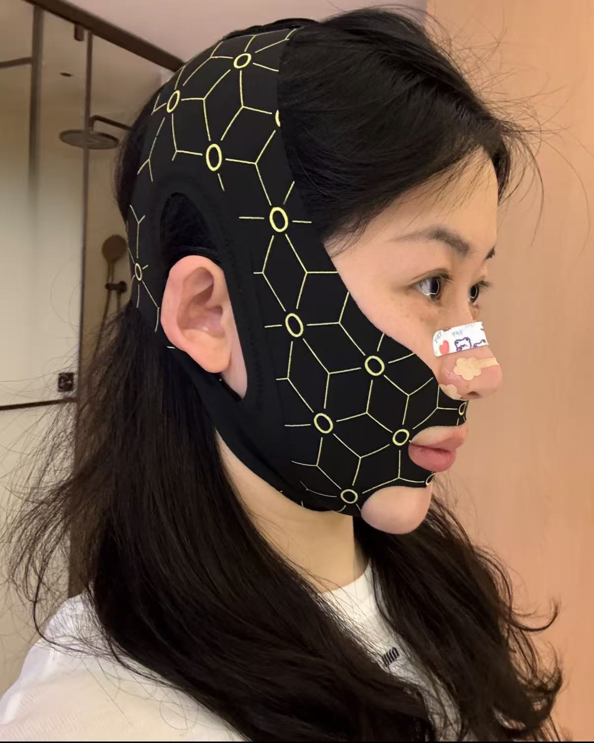 升級V臉提拉面罩（黑金款）
