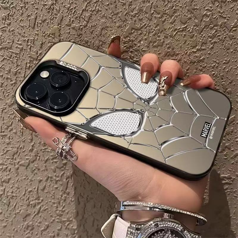 Silver Spider-Man Holographic Phone Case