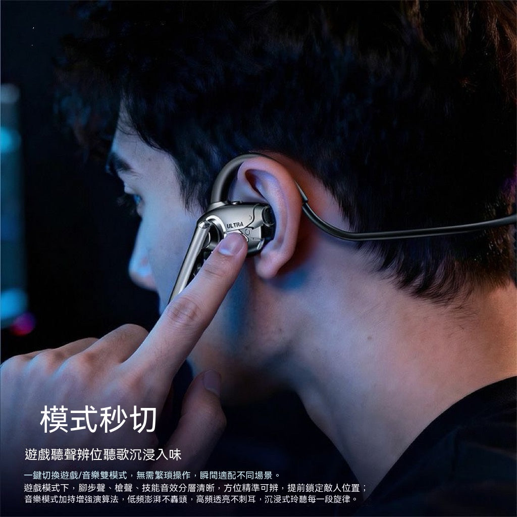 Extreme Realm Ultra Wireless Open-Ear Gaming Headset