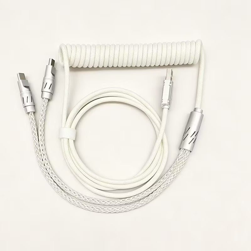 Star Light 8K Two-in-One Braided Gaming Aviator Cable