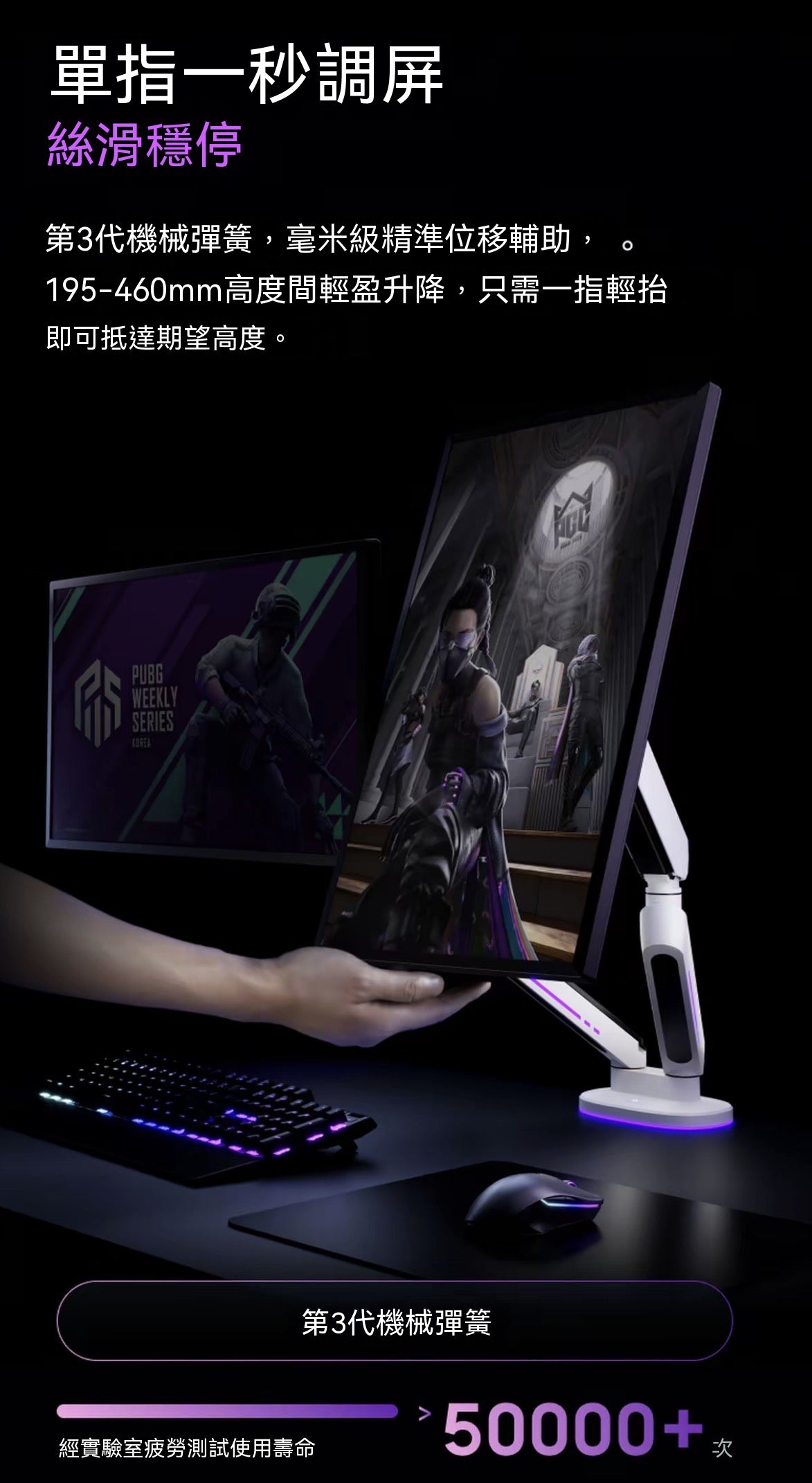 RGB Esports Cyber Monitor Stand | E700 Series