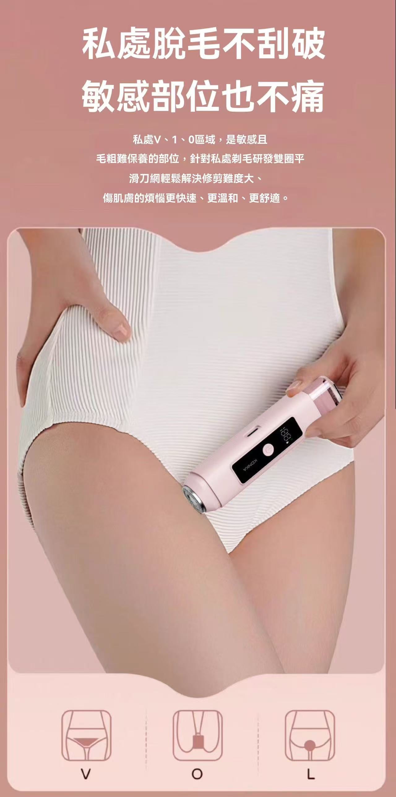 Mini Full-Body Electric Shaver