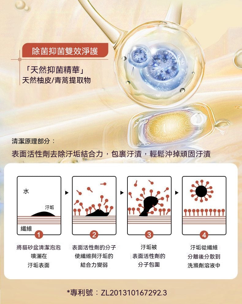 貓砂盆清潔泡泡2.0