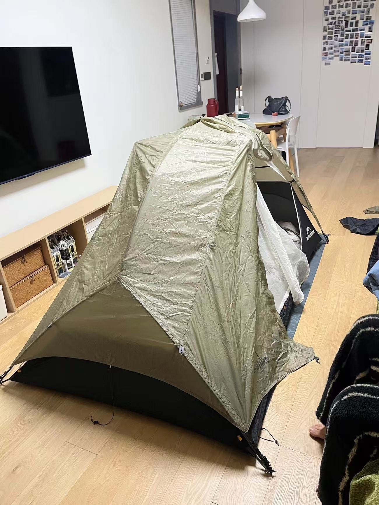 Ultralight Hiking Tent Outdoor Camping Double Flysheet Windproof Waterproof Large Space