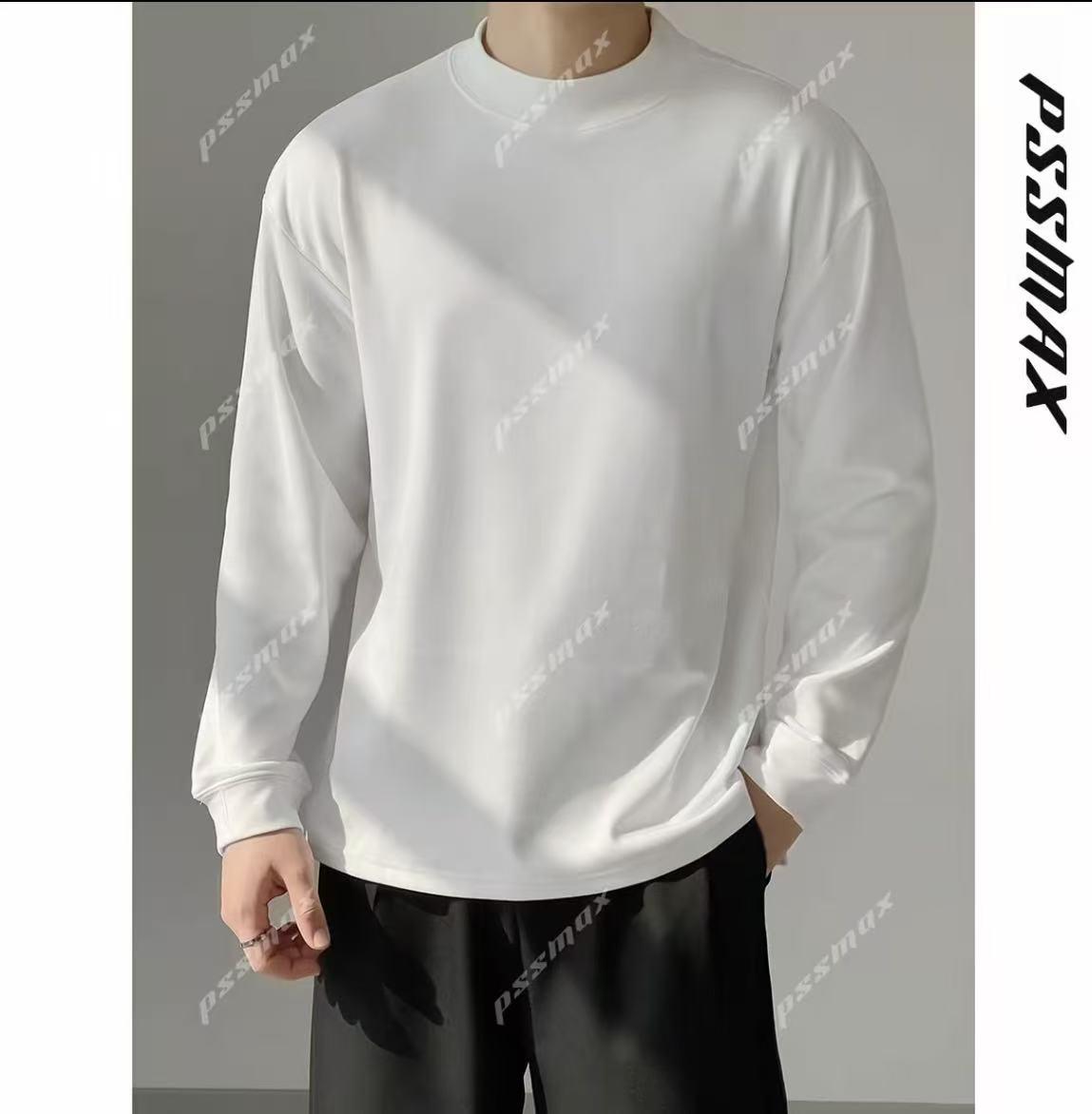 Winter suede turtleneck base layer