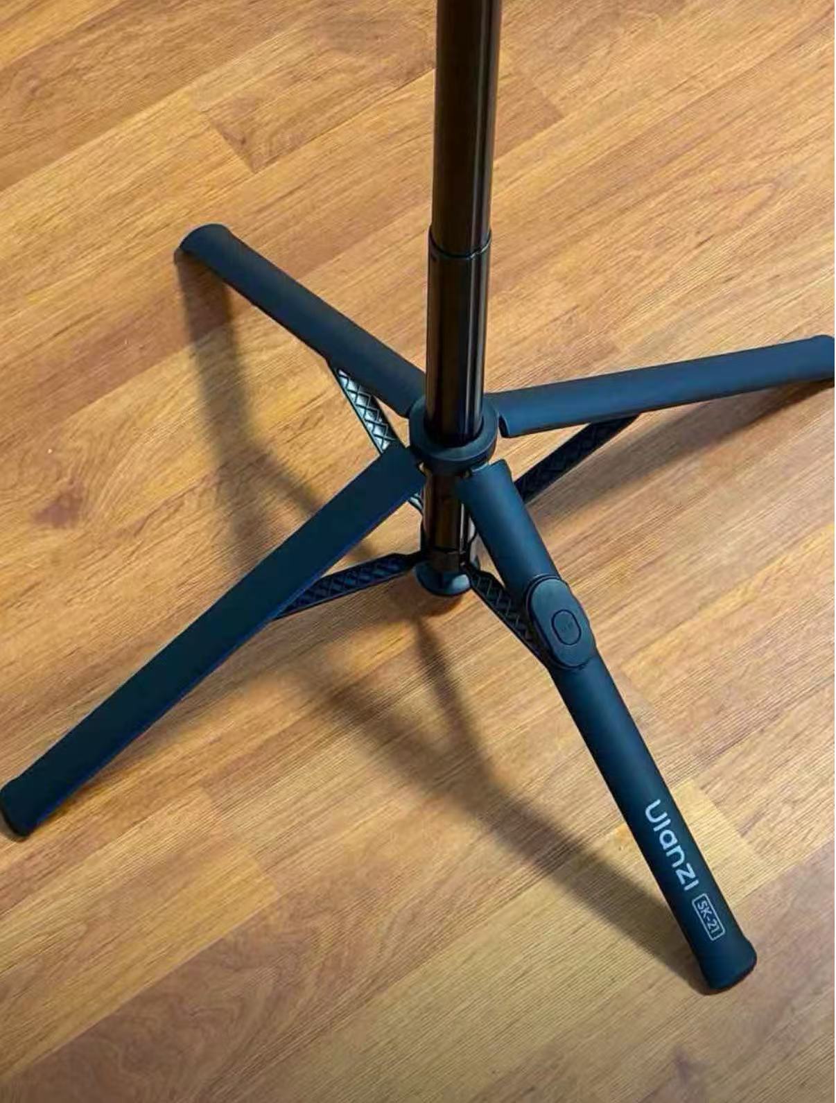 SK-21 One-Touch Open/Close Magnetic Phone Holder with Automatic Pop-Up Floor Tripod