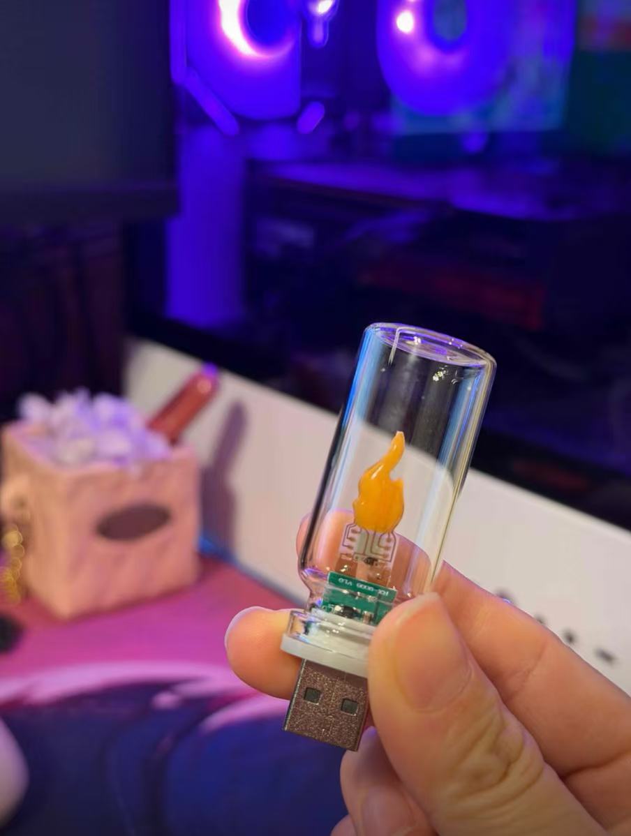 新款USB火焰氛圍燈