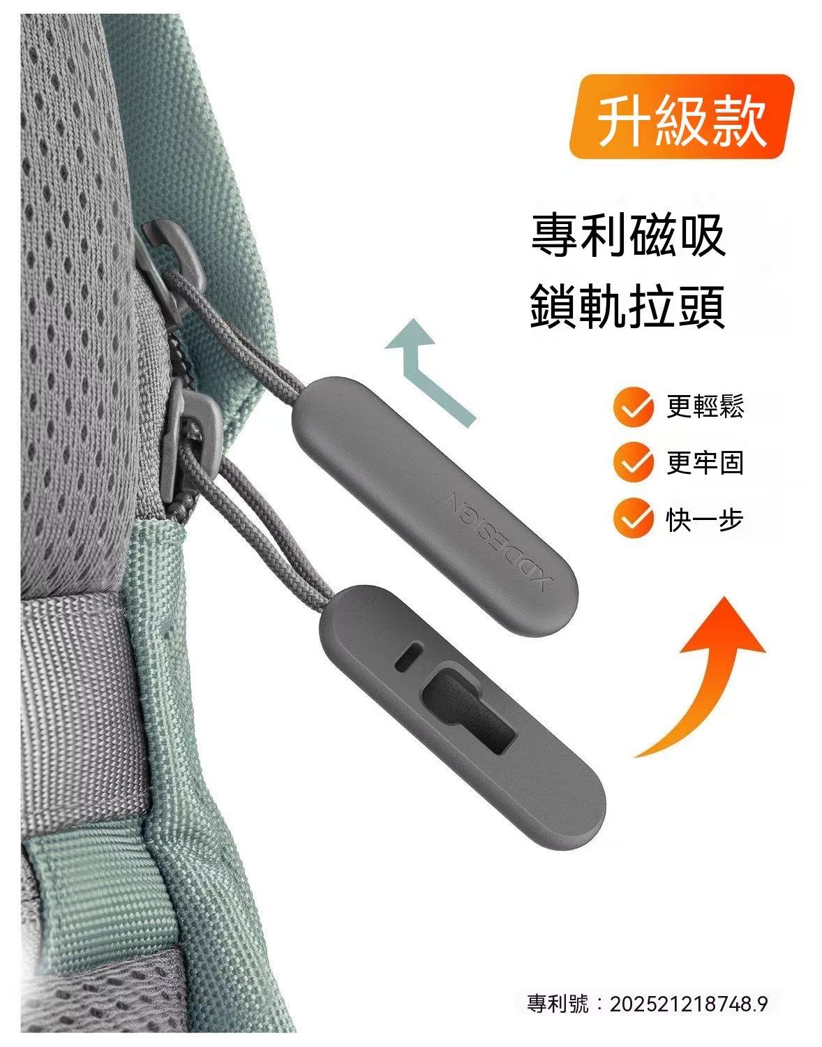 戶外旅遊徒步放盜雲感包 無界可擴容多功能揹包