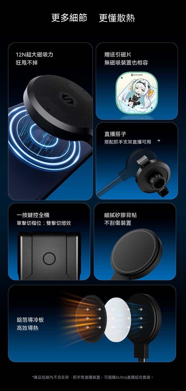 6ultra液冷磁吸散熱器