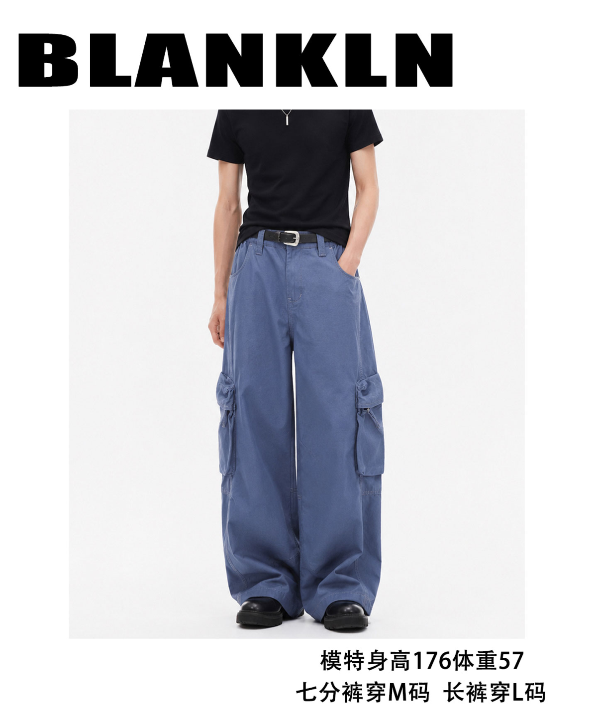 American retro distressed deconstructed loose multi-pocket cargo pants