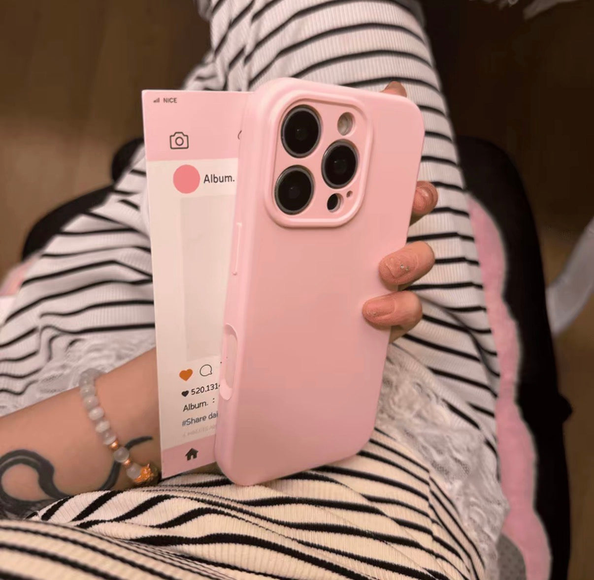 iPhone全包鏡頭簡約潮流防摔手機殼