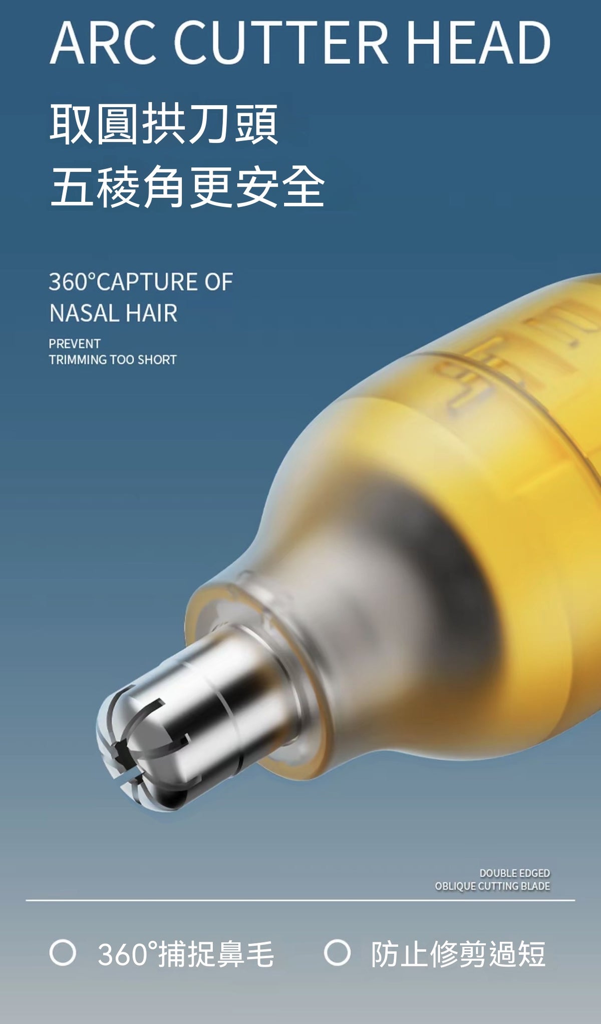 mini Portable Electric Nose Hair Trimmer