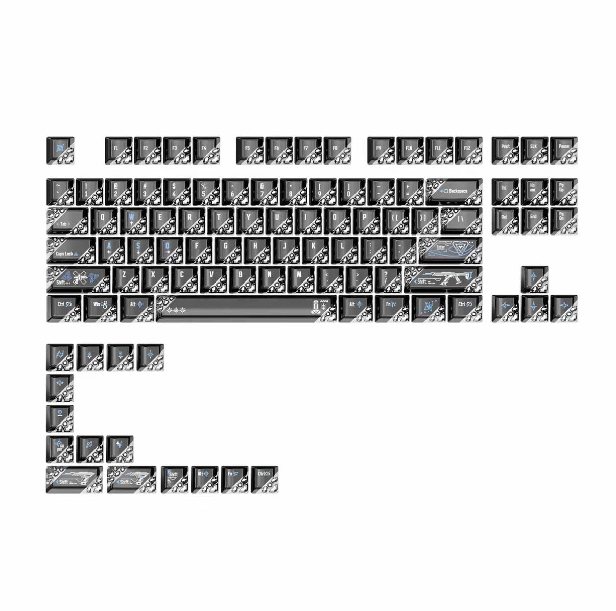 Womier & Ouzhid Quantum Honeycomb Hollow Keycap