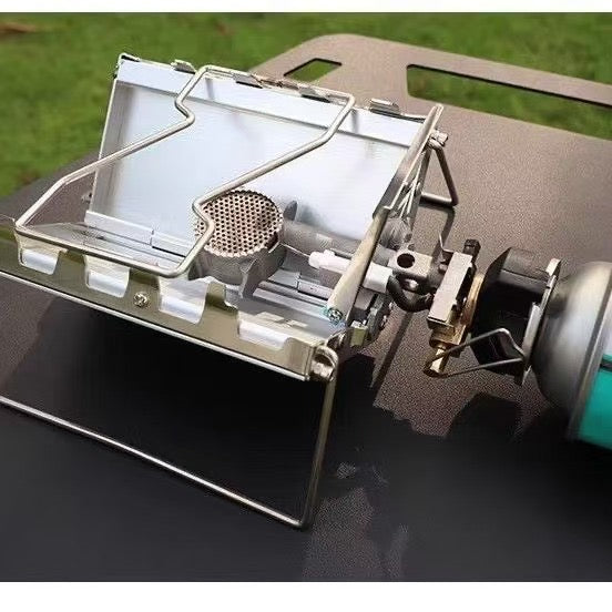 Ultra-thin Outdoor Card Stove, Portable Camping Cassette Stove