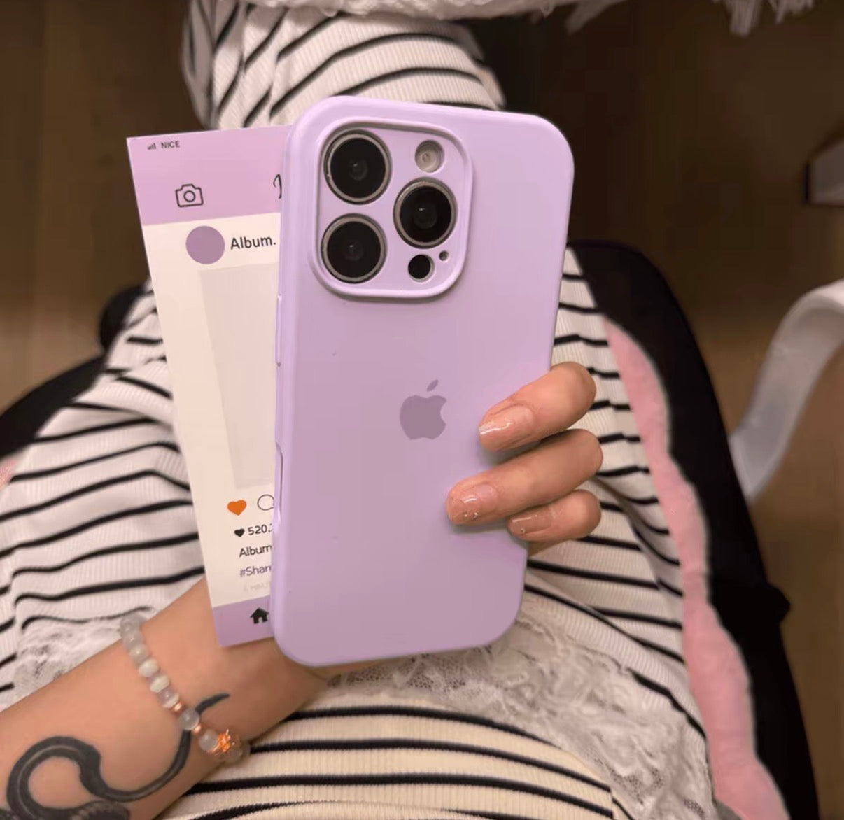 iPhone全包鏡頭簡約潮流防摔手機殼