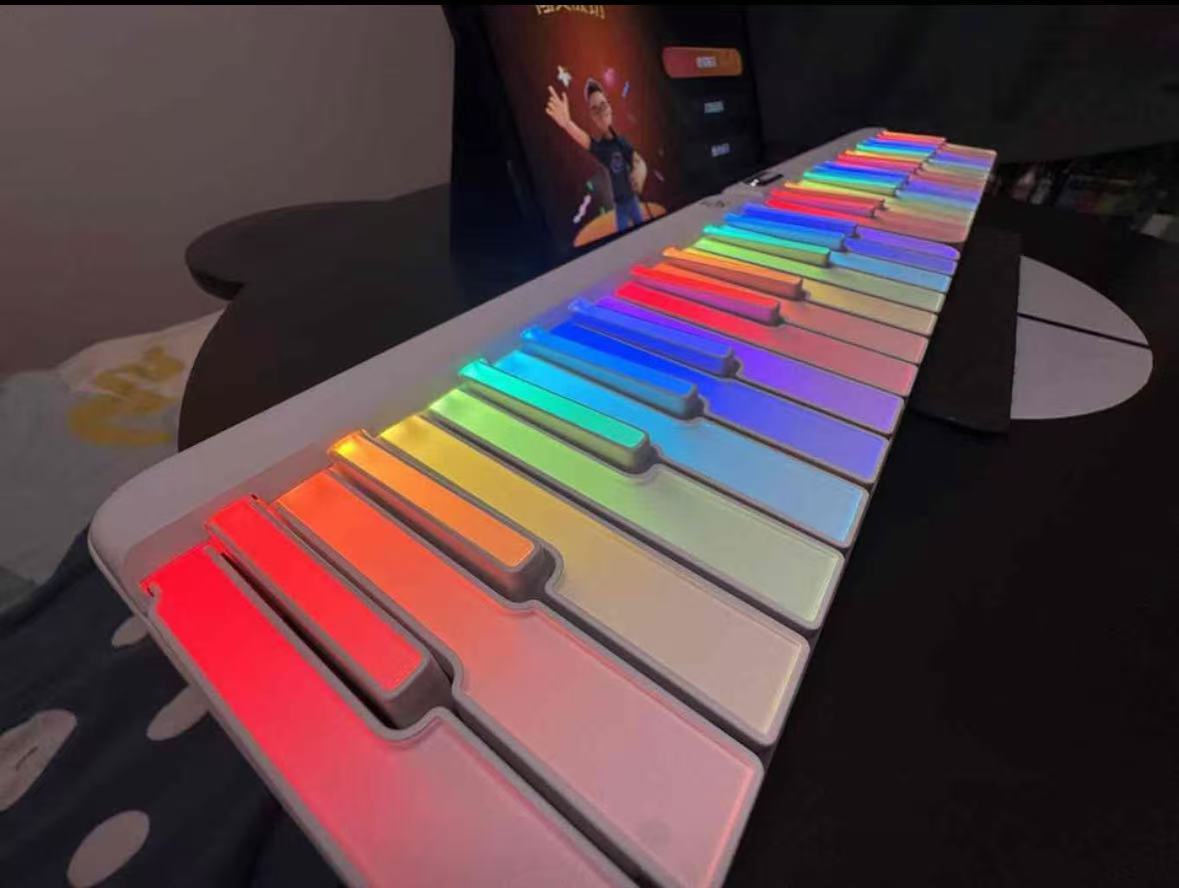Music Code Auto Rainbow Electronic Organ Speaker Band Student