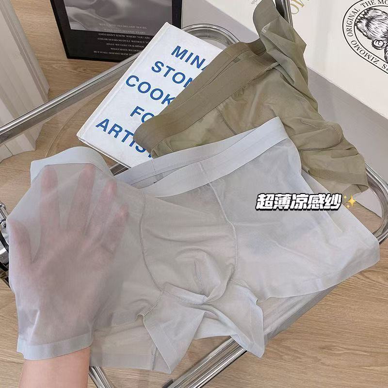Men's Ultra-Thin Quick-Dry Sports Boxer Briefs (Men's Mask Underwear)
