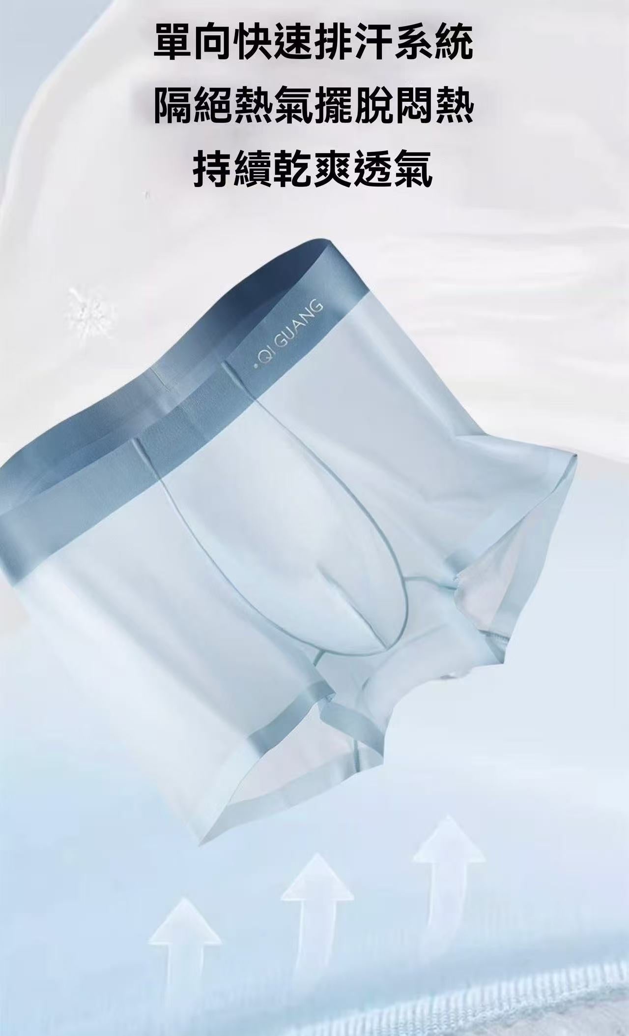 Men's Ultra-Thin Quick-Dry Sports Boxer Briefs (Men's Mask Underwear)