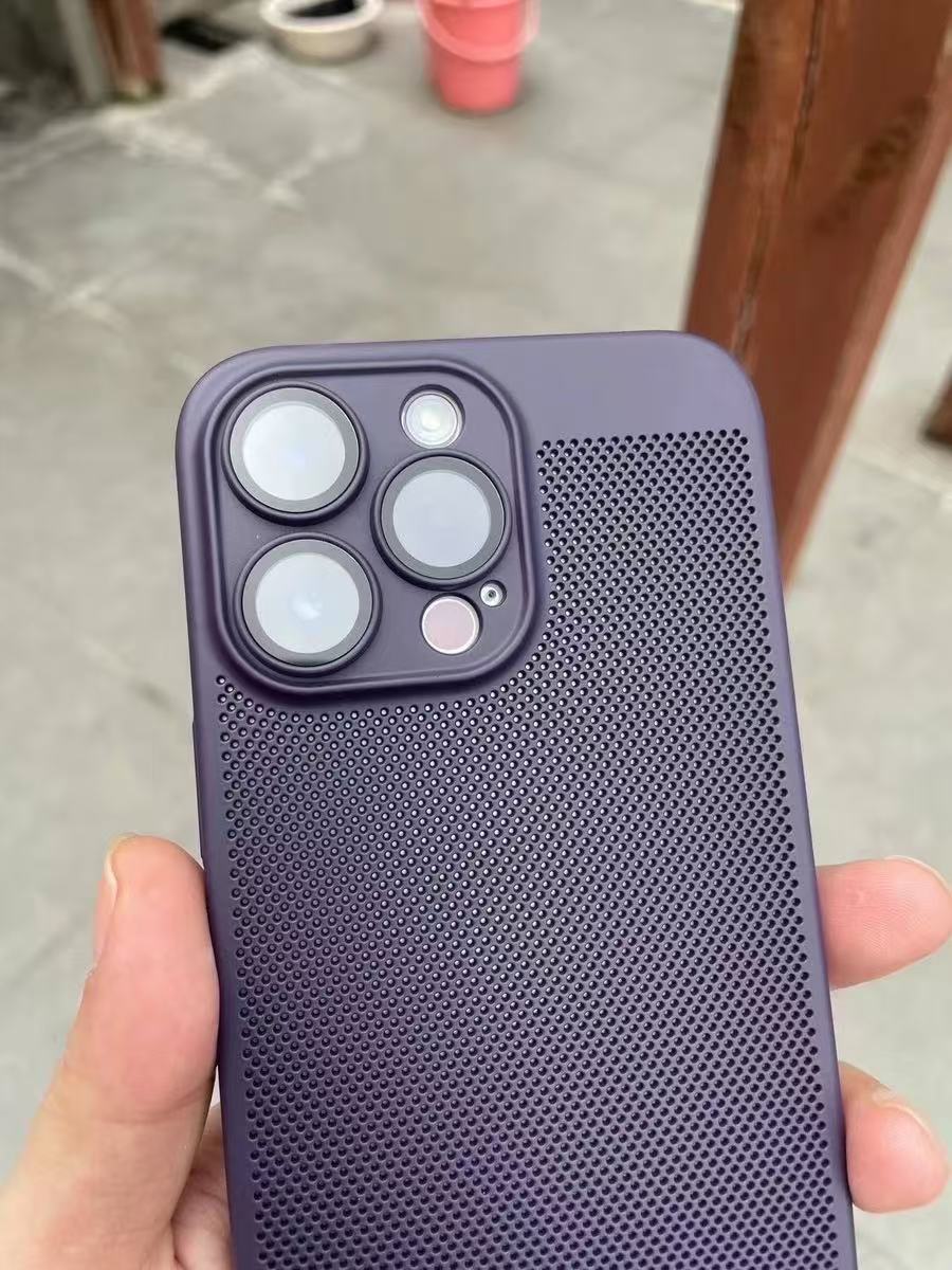 夏季專屬 '͜' iPhone系列鏤空散熱手機殼