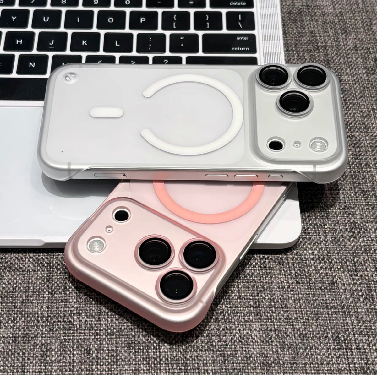 超薄無邊框磨砂磁吸iPhone手機殼