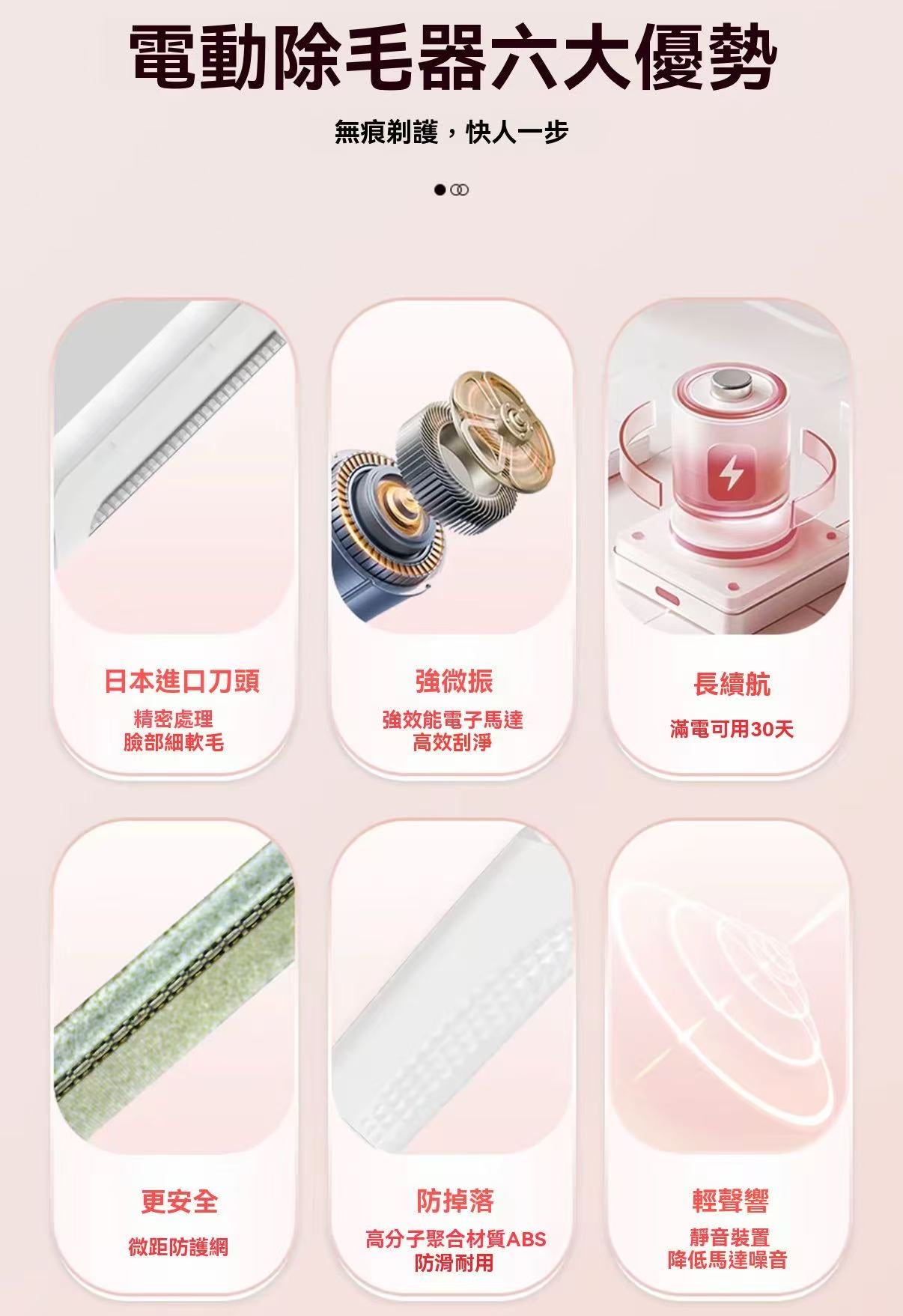 Professional Facial Electric Shaver