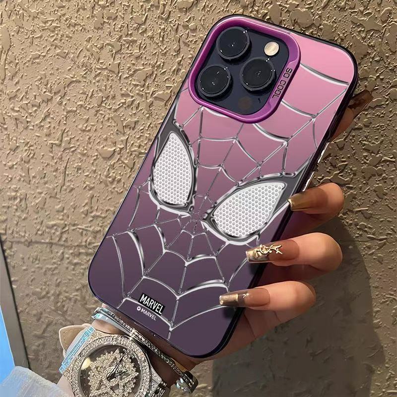 Silver Spider-Man Holographic Phone Case