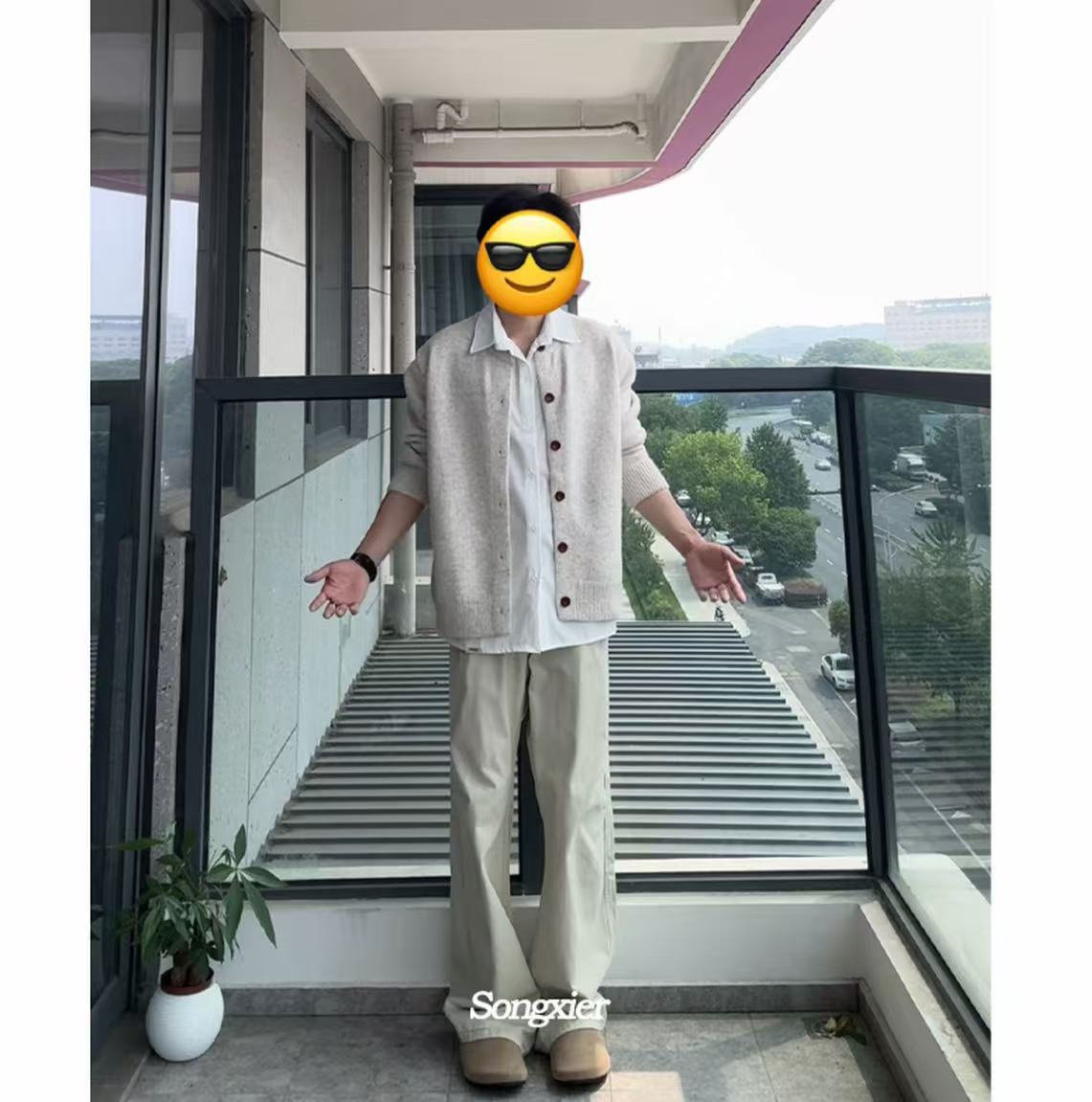 秋冬復古開衫毛衣
